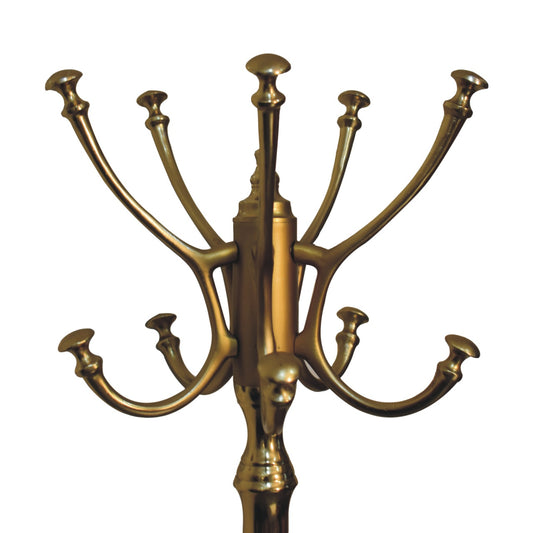 WillowStone Metallic Coat Stand – handcrafted solid wood furniture by WillowStone