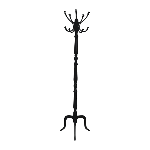 WillowStone Black Coat Stand