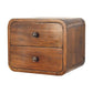 Mini Floating Nightstand - Chestnut Finish