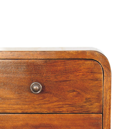 Floating Mini Chestnut Nightstand