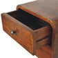 Mini Floating Nightstand - Chestnut Finish