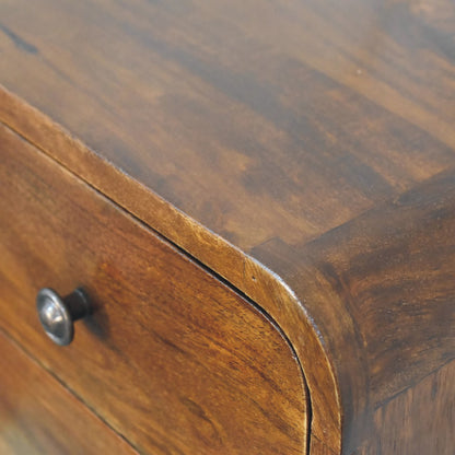 Floating Mini Chestnut Nightstand