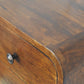 Mini Floating Nightstand - Chestnut Finish