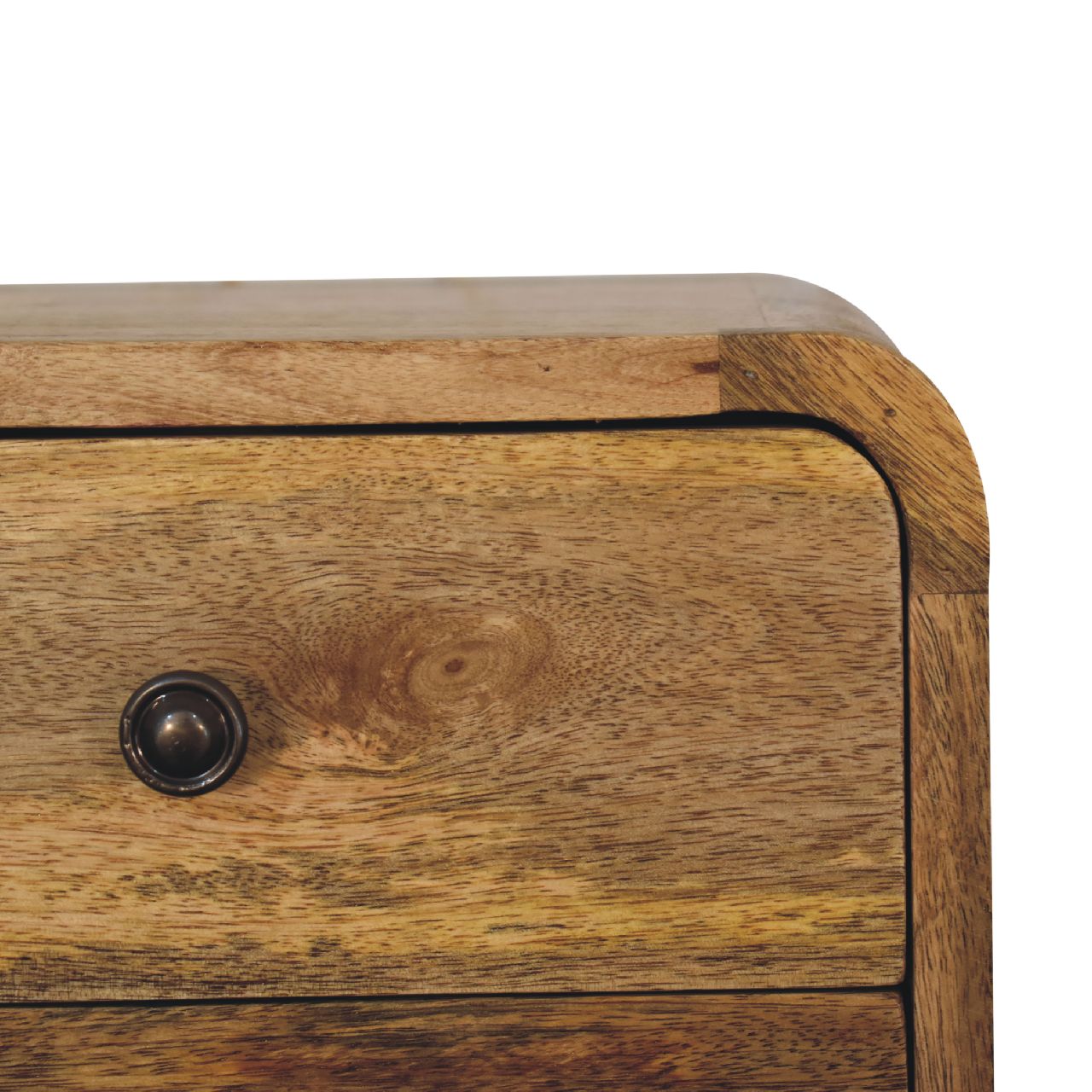 Mini Curve Oak-ish Floating Nightstand