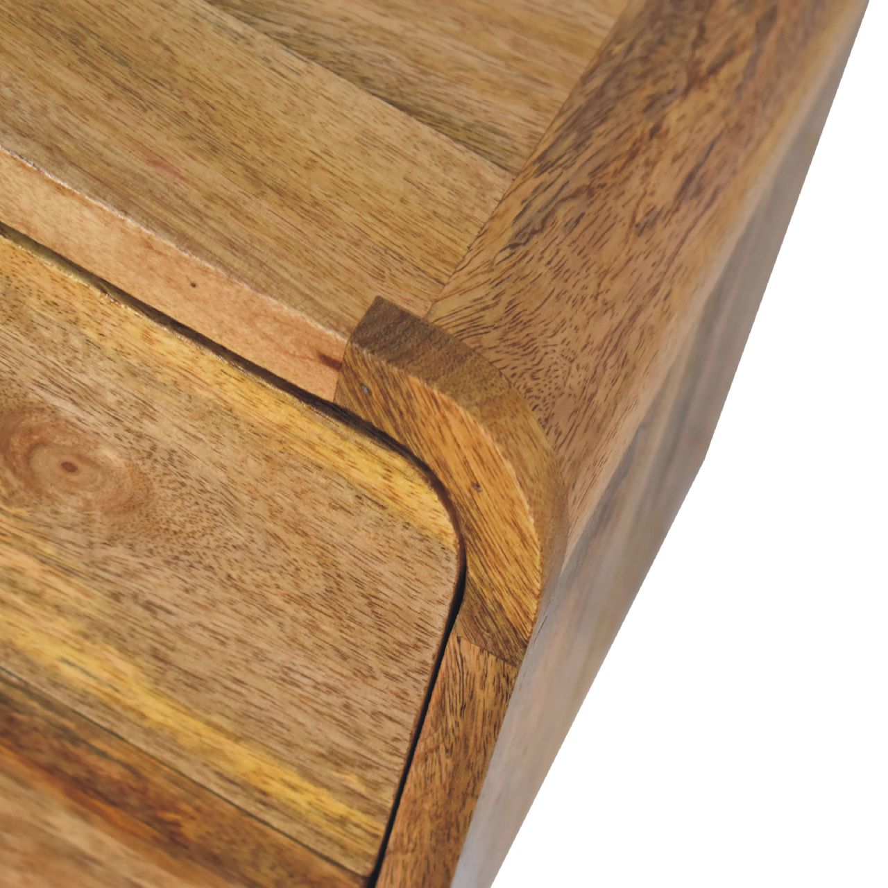 Mini Curve Oak-ish Floating Nightstand