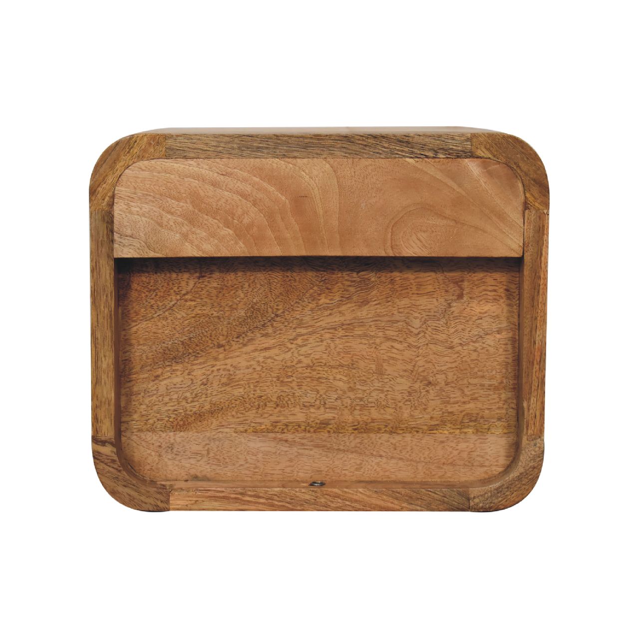 Mini Curve Oak-ish Floating Nightstand