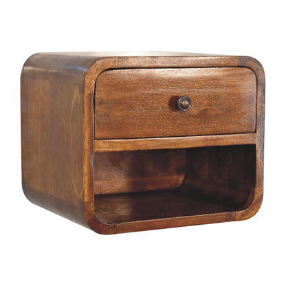 Mini Curve Floating Nightstand