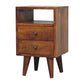 Mini Nightstand - Chestnut Finish