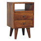 Mini Nightstand - Chestnut Finish