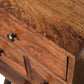 4-Drawer Nightstand - Chestnut Finish