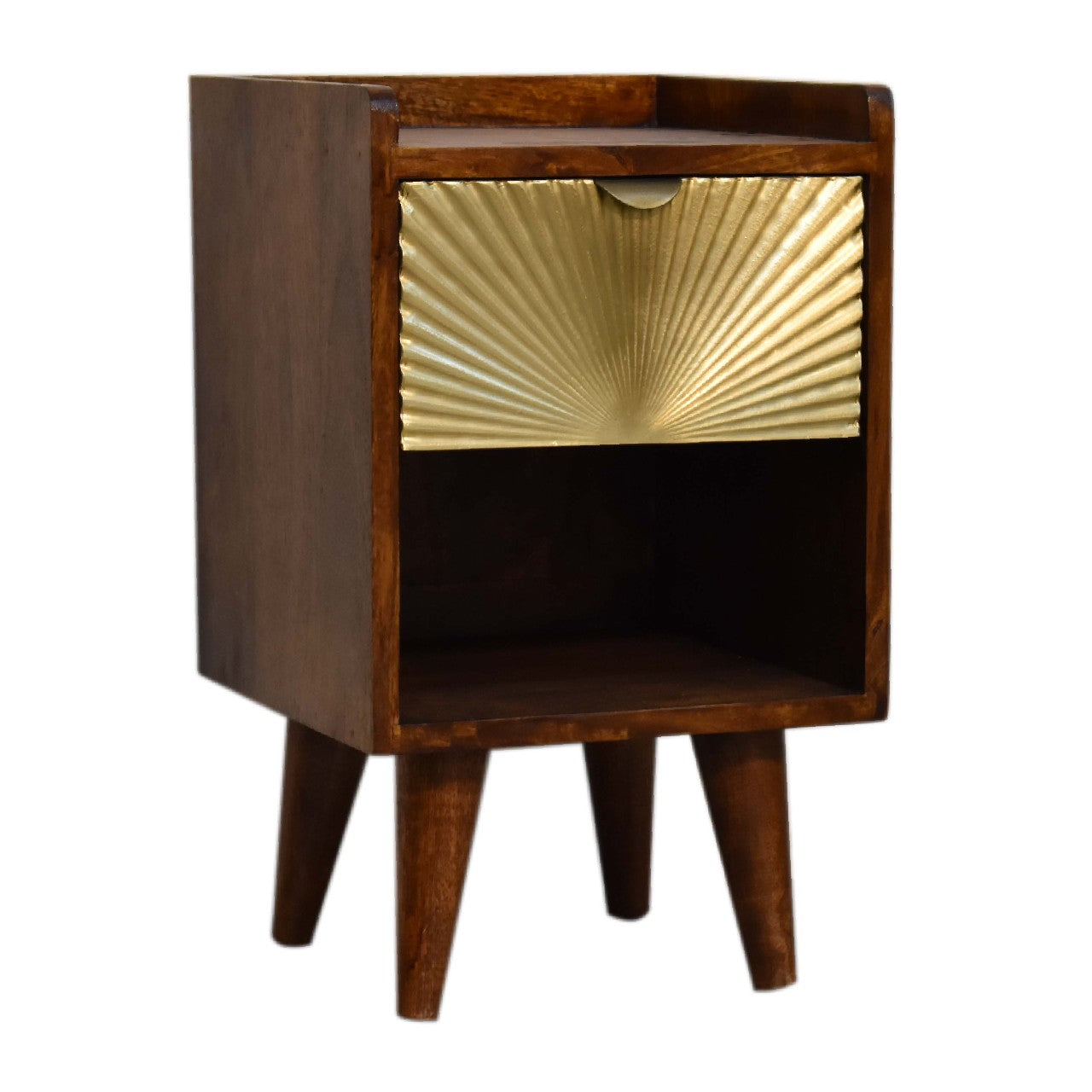 Mini Manila Gold 1 Drawer Nightstand