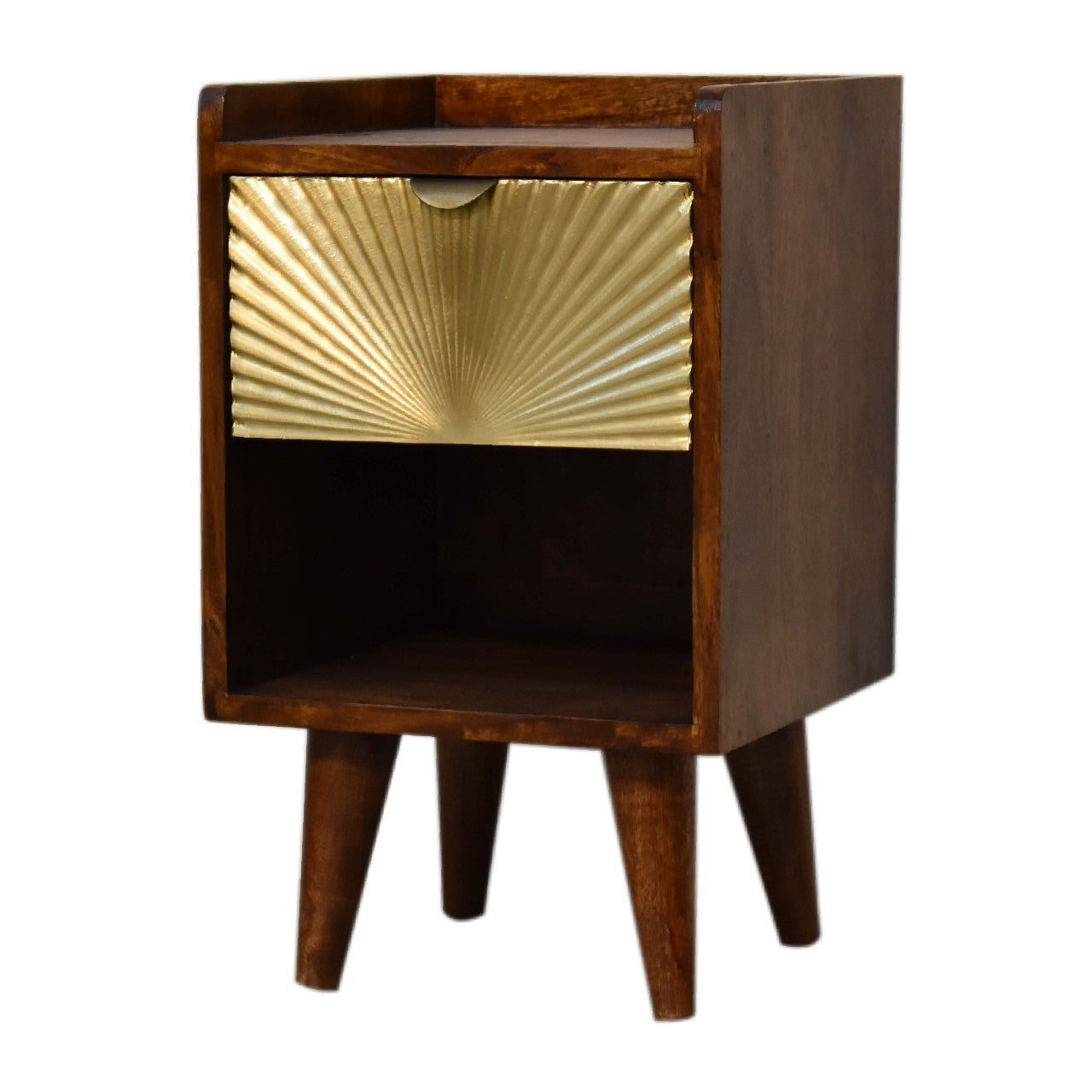 Mini Manila Gold 1 Drawer Nightstand