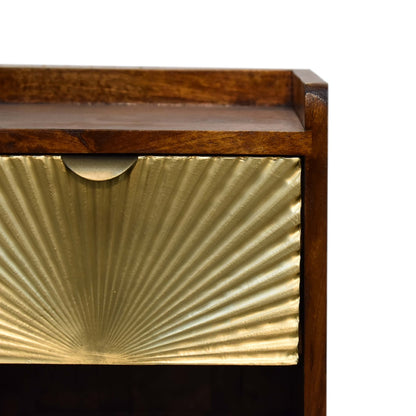 Mini Manila Gold 1 Drawer Nightstand
