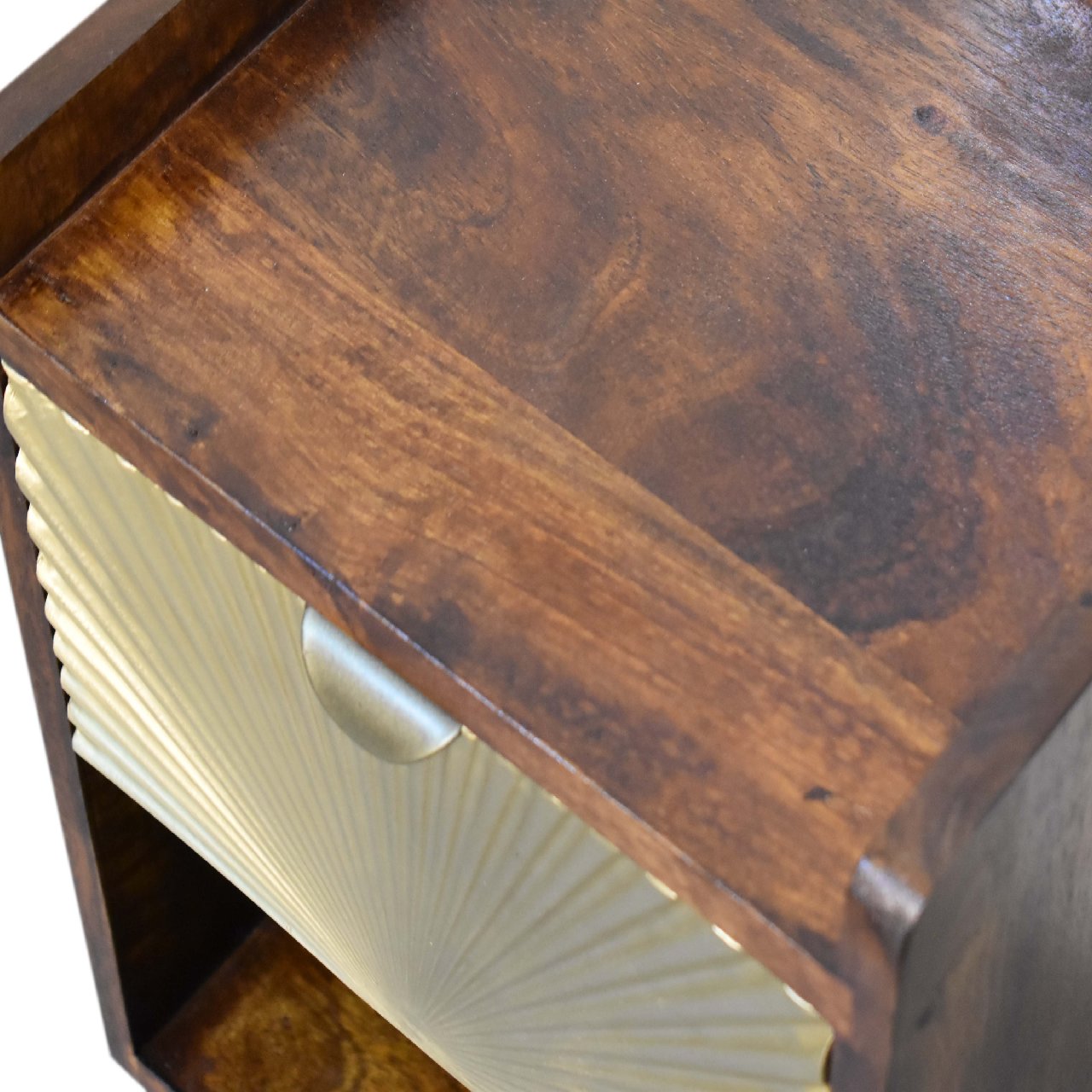 Mini Manila Gold 1 Drawer Nightstand