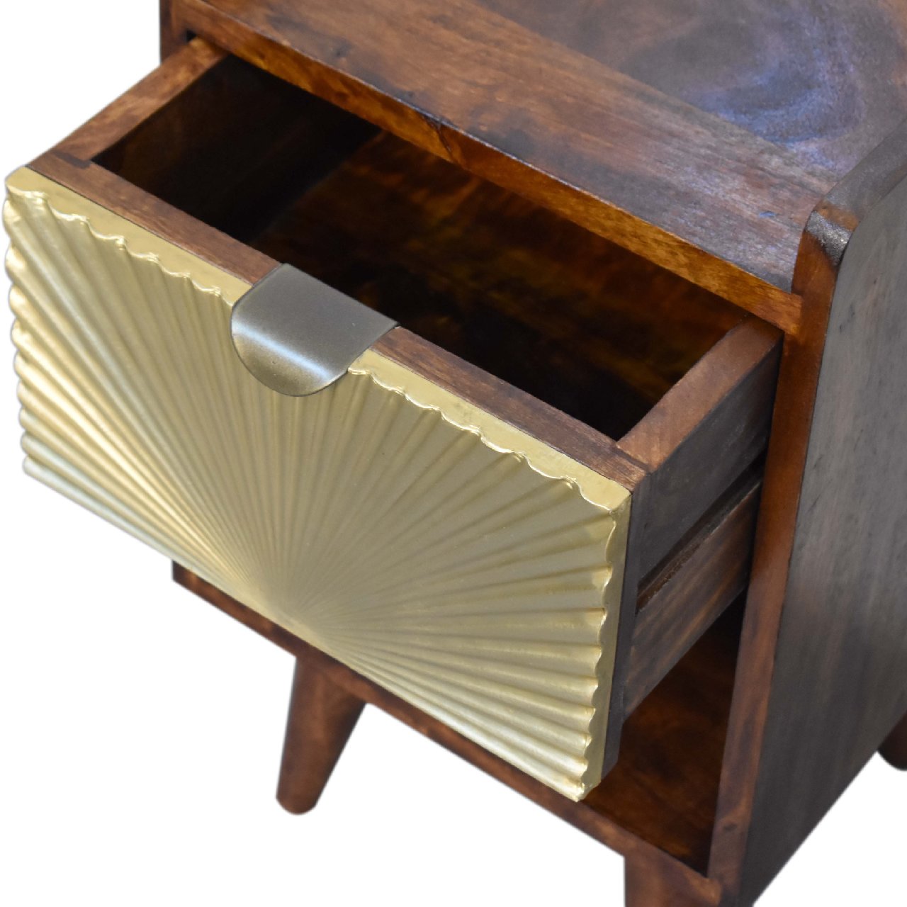 Mini Manila Gold 1 Drawer Nightstand