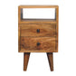 Mini Nightstand - Oak Finish