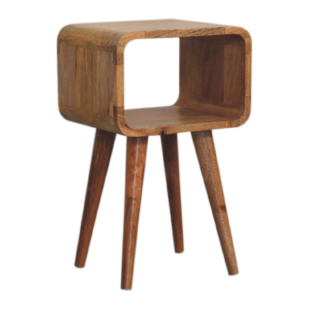 Mini Curved Open Nightstand