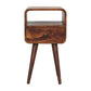 Mini Nightstand - Chestnut Finish