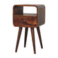 Mini Nightstand - Chestnut Finish