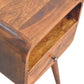 Mini Nightstand - Chestnut Finish