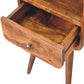 Mini Nightstand - Chestnut Finish
