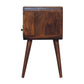 Mini Nightstand - Chestnut Finish