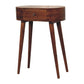 Albion Mini Console Table - Chestnut Finish