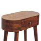 Albion Mini Console Table - Chestnut Finish