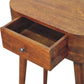 Albion Mini Console Table - Chestnut Finish