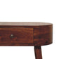 Albion Mini Console Table - Chestnut Finish