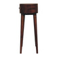 Albion Mini Console Table - Chestnut Finish