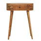 Albion Mini Console Table - Oak Finish