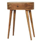 Albion Mini Console Table - Oak Finish