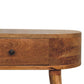 Albion Mini Console Table - Oak Finish