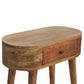 Albion Mini Console Table - Oak Finish