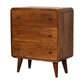 Mini Curved Chest - Chestnut Finish