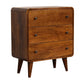 Mini Curved Chest - Chestnut Finish