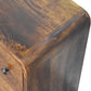 Mini Curved Chest - Chestnut Finish