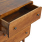 Mini Curved Chest - Chestnut Finish