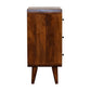 Mini Curved Chest - Chestnut Finish