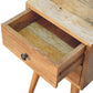 2-Drawer Mini Nightstand - Oak Finish