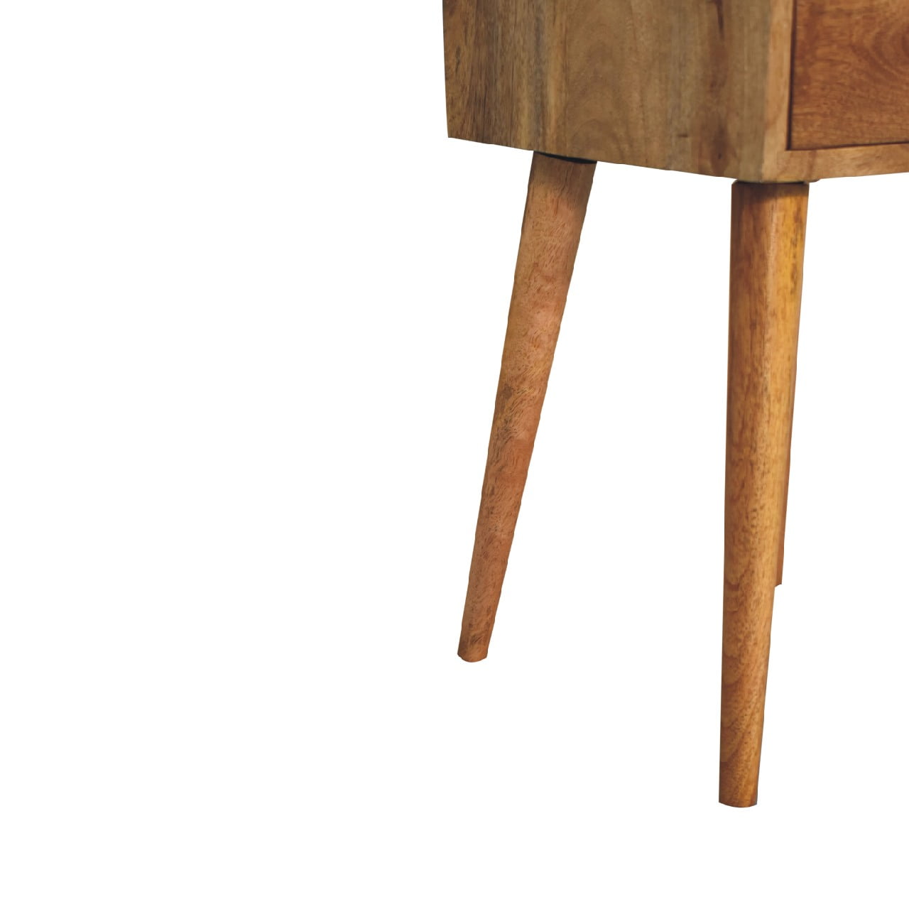 Mini 2 Drawer Oak-ish Nightstand