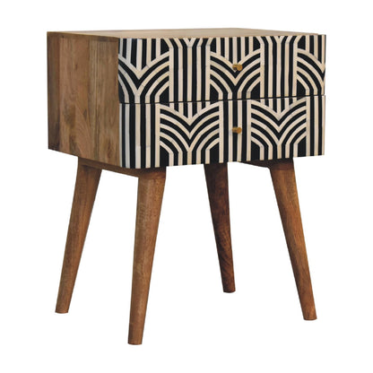 Edessa Bone Inlay Nightstand