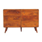 Large Curved Chest - Chestnut Finish