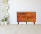 Large Curved Chest - Chestnut Finish