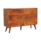 Large Curved Chest - Chestnut Finish