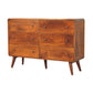 Large Curved Chest - Chestnut Finish
