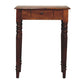 Turned-Leg Writing Desk - Chestnut Finish