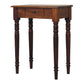 Turned-Leg Writing Desk - Chestnut Finish