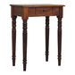 Turned-Leg Writing Desk - Chestnut Finish